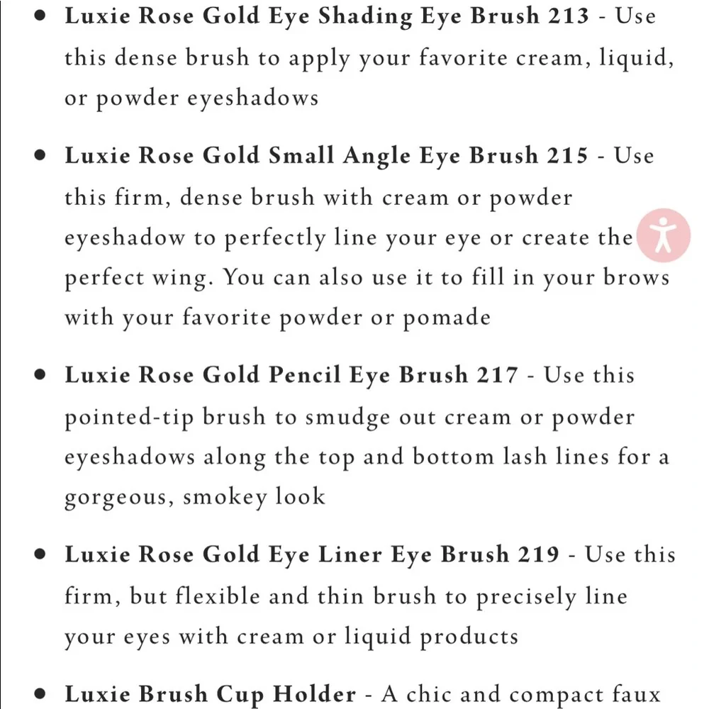 ✨ LUXIE SIGNATURE ROSE GOLD 12-PC BRUSH SET NEW